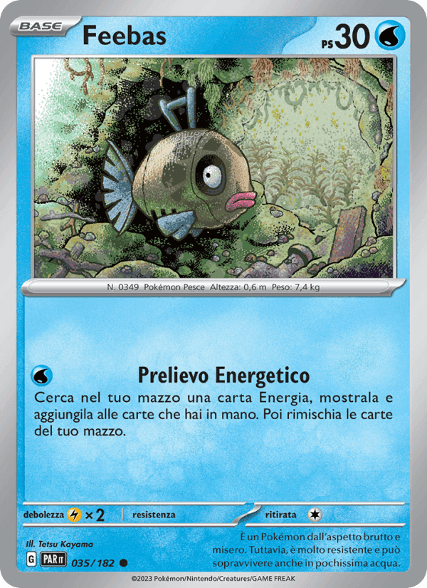 Feebas, carte 035 de Paradosso Temporale