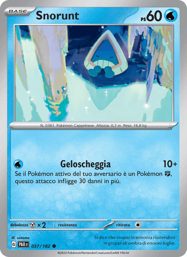 Snorunt, carte 037 de Paradosso Temporale