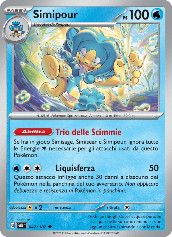 Simipour, carte 042 de Paradosso Temporale