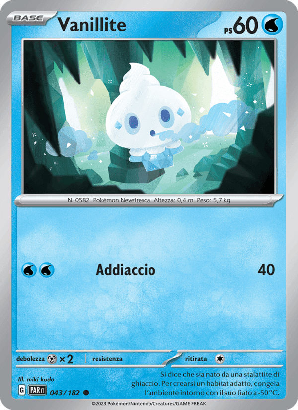 Vanillite, carte 043 de Paradosso Temporale