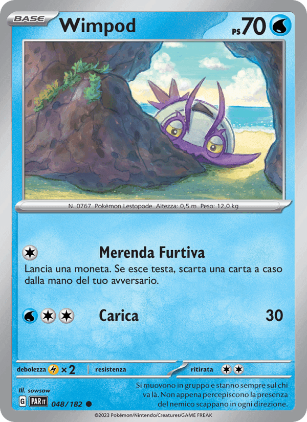 Wimpod, carte 048 de Paradosso Temporale