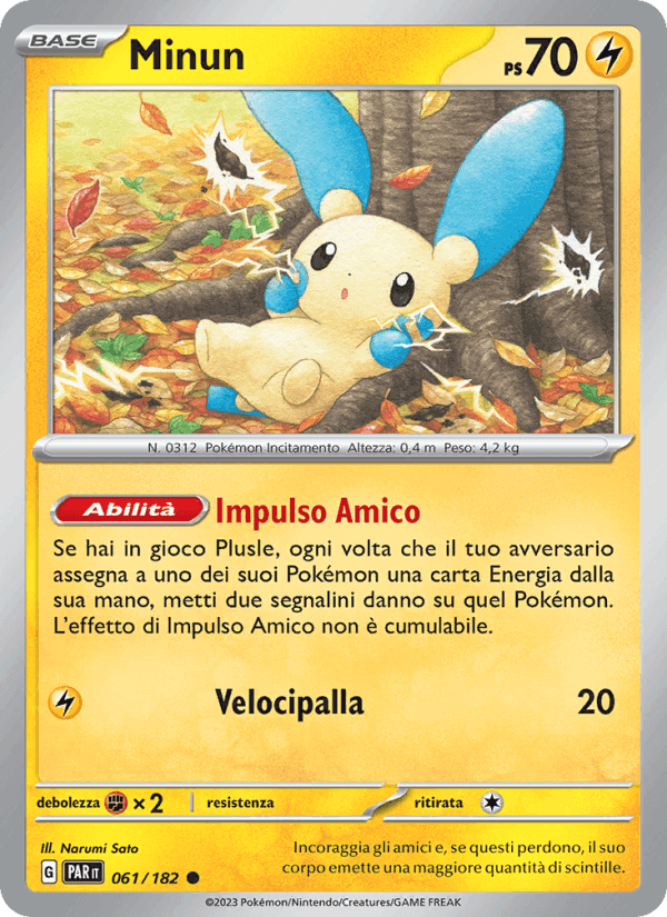 Minun, carta 061 di Paradosso Temporale