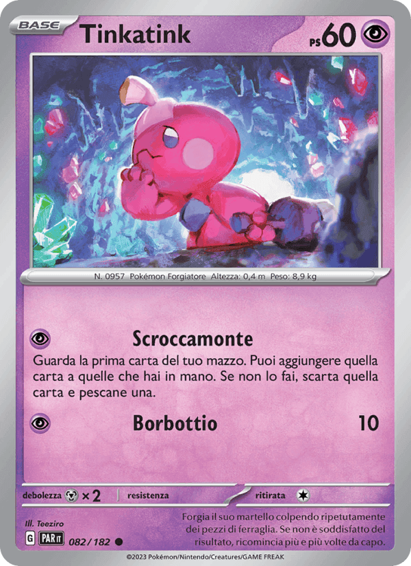 Tinkatink, carta 082 di Paradosso Temporale