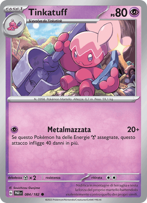 Tinkatuff, carta 084 di Paradosso Temporale