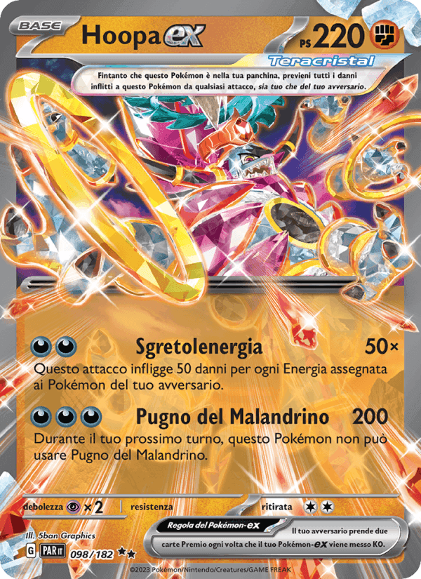 Hoopa-ex, carta 098 di Paradosso Temporale