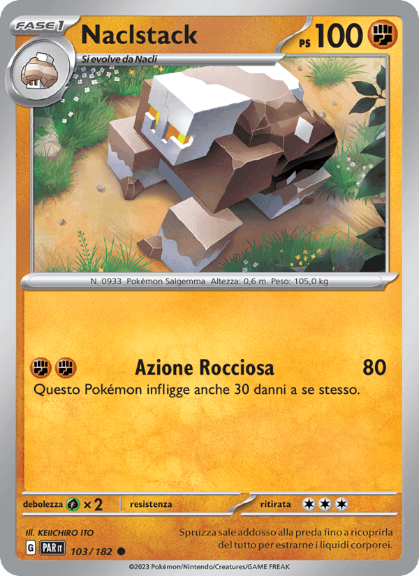 Naclstack, carta 103 di Paradosso Temporale