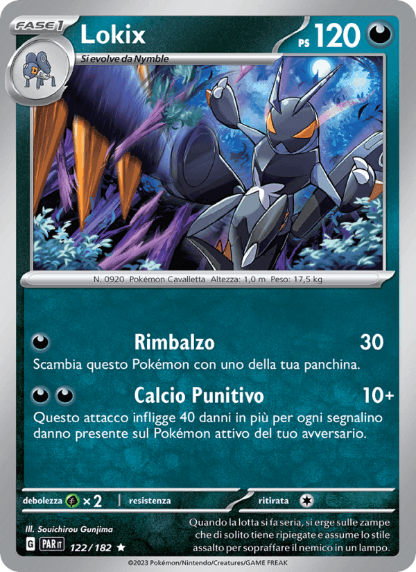 Lokix, carta 122 di Paradosso Temporale