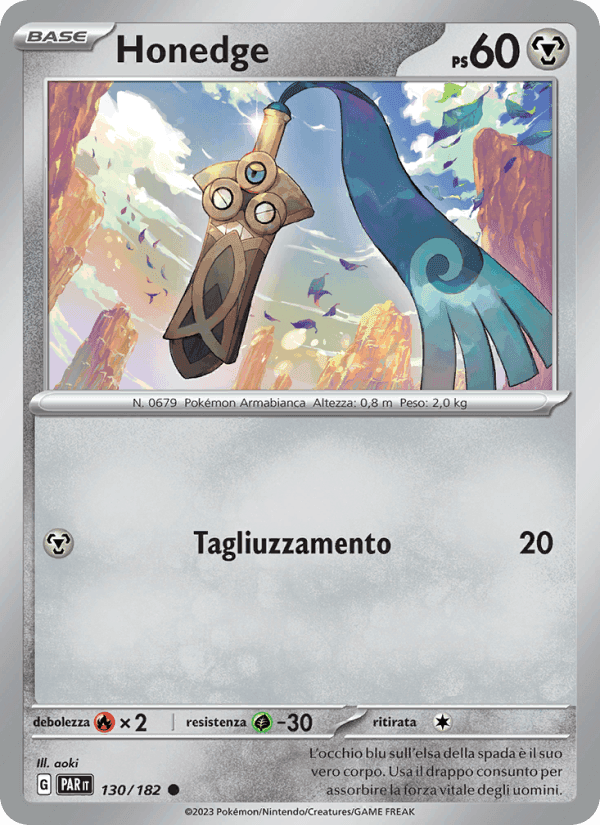 Honedge, carta 130 di Paradosso Temporale