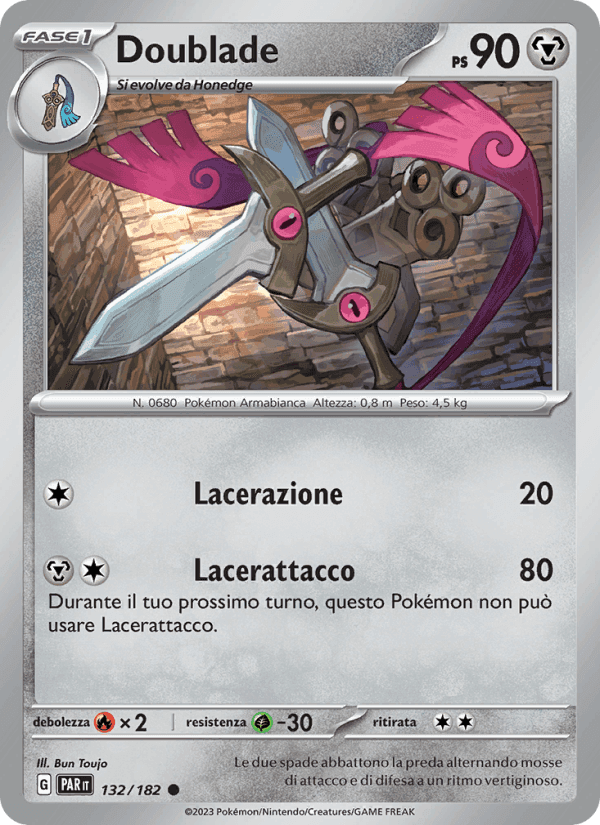 Paradosso Temporale の 132 番、Doublade