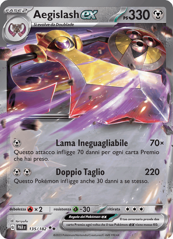 Paradosso Temporale の 135 番、Aegislash-ex