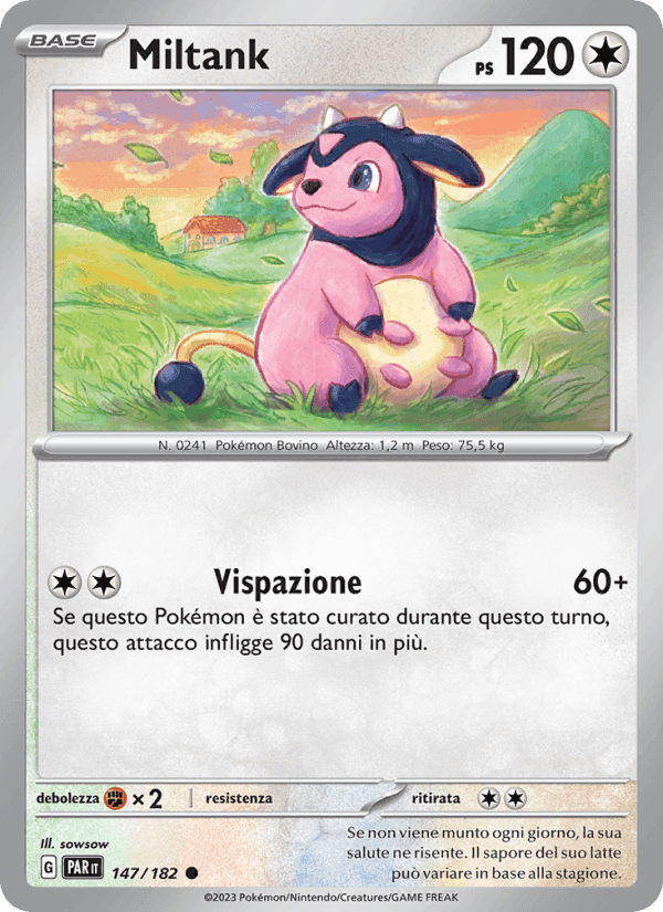 Miltank, carta 147 di Paradosso Temporale