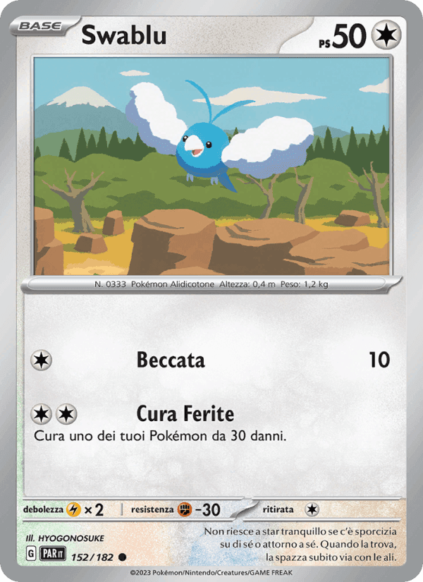 Swablu, carta 152 di Paradosso Temporale
