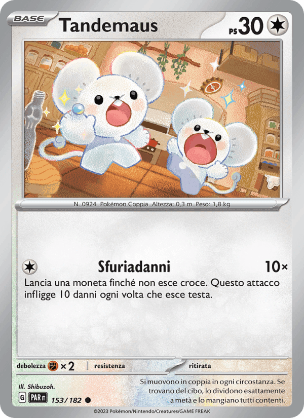 Tandemaus, card 153 from Paradosso Temporale