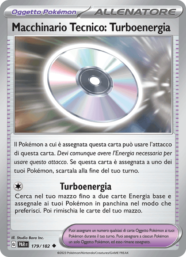 Macchinario Tecnico: Turboenergia, carta 179 di Paradosso Temporale