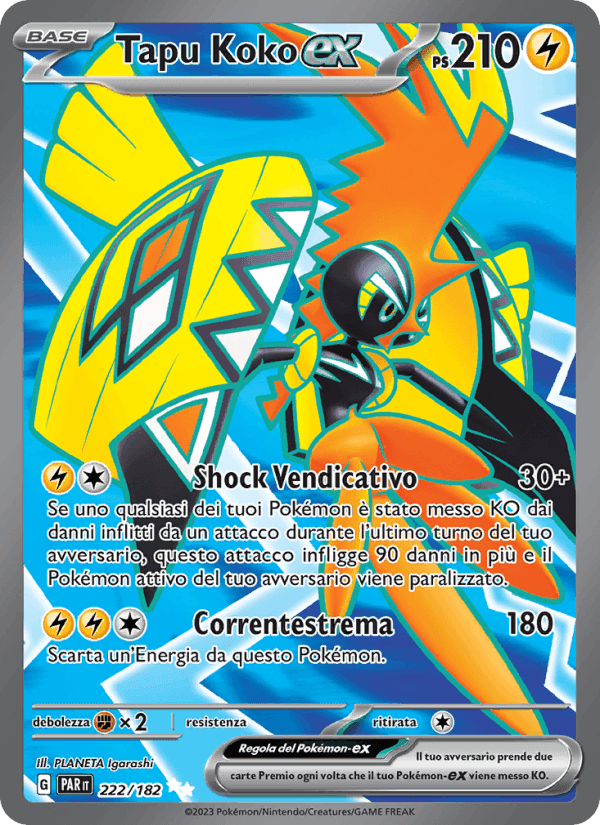 Tapu Koko-ex, card 222 from Paradosso Temporale