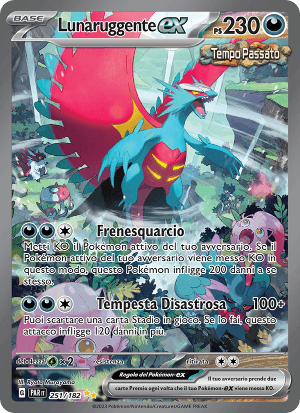 Lunaruggente-ex, carte 251 de Paradosso Temporale