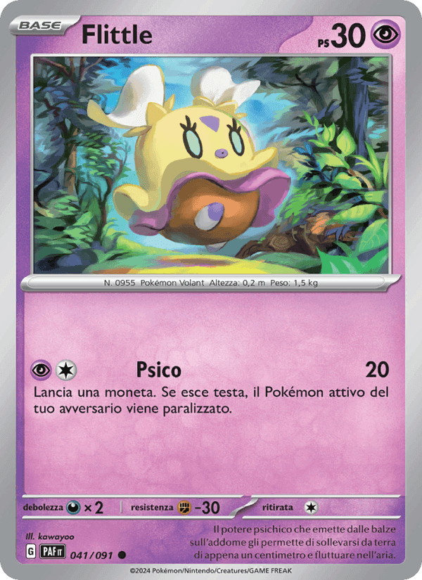 Flittle, carta 041 de Destino di Paldea