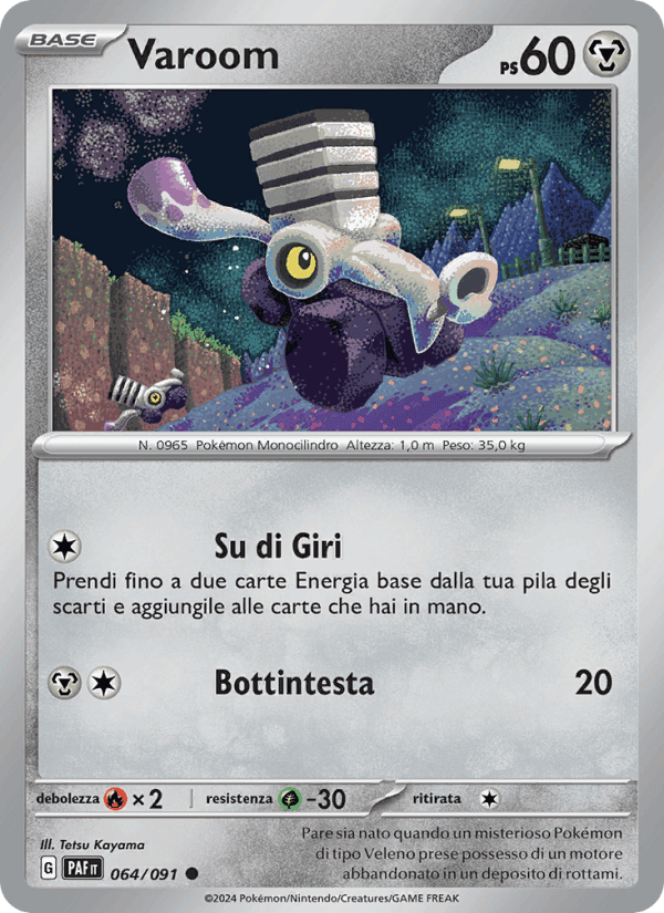 Varoom, carta 064 di Destino di Paldea