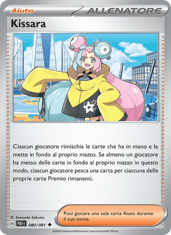 Kissara, card 080 from Destino di Paldea
