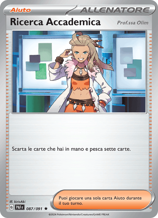 Ricerca Accademica, card 087 from Destino di Paldea