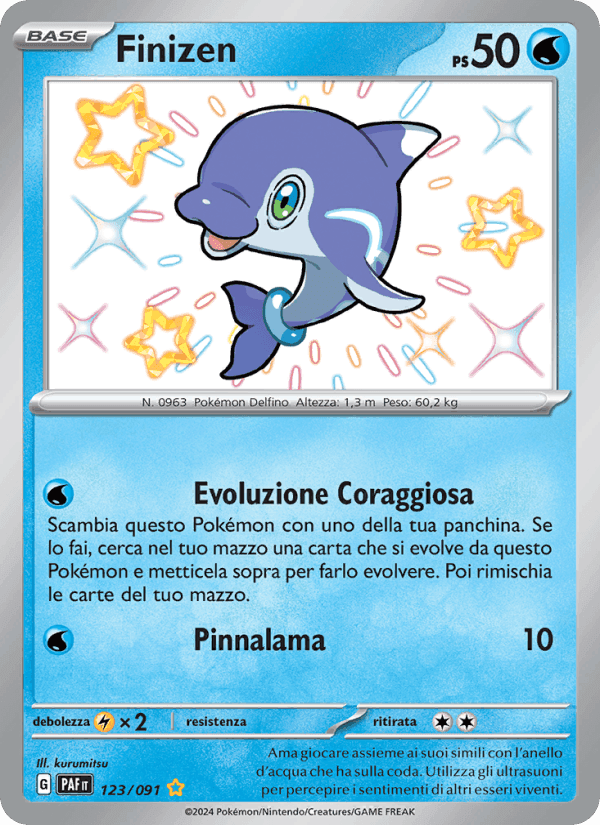 Finizen, carte 123 de Destino di Paldea