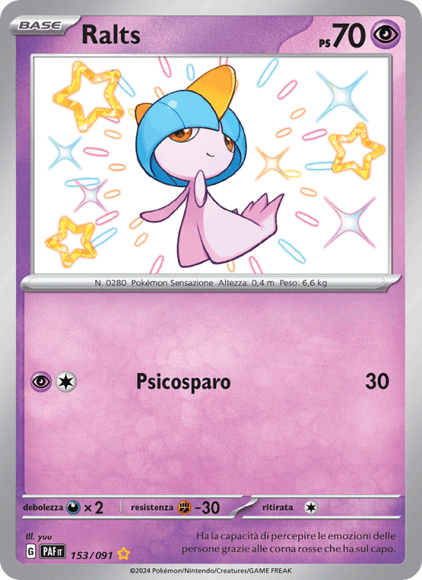 Ralts, carta 153 di Destino di Paldea