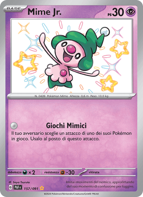 Mime Jr., carta 157 di Destino di Paldea