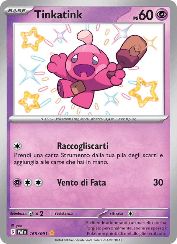 Tinkatink, carta 165 di Destino di Paldea