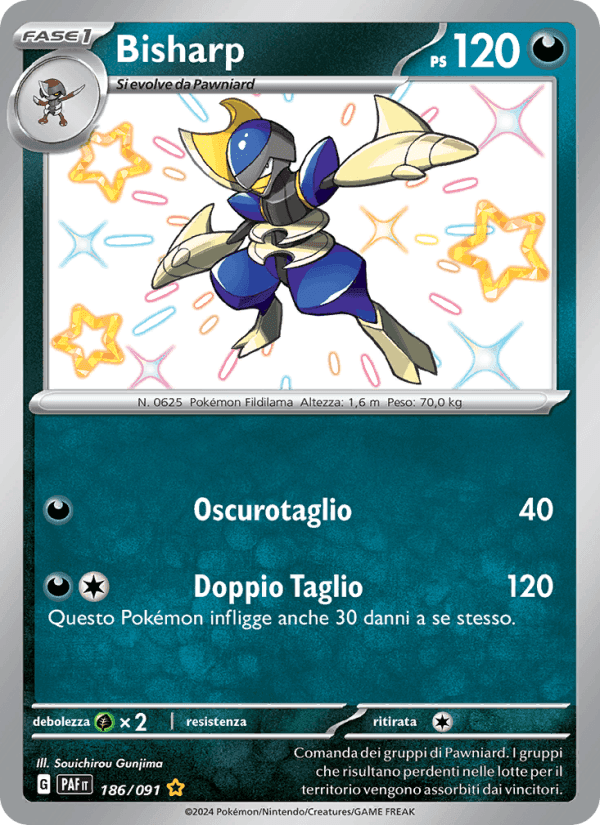 Bisharp, carta 186 di Destino di Paldea