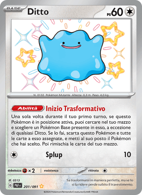Ditto, carta 201 di Destino di Paldea