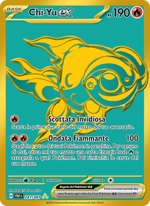 Chi-Yu-ex, carte 241 de Destino di Paldea