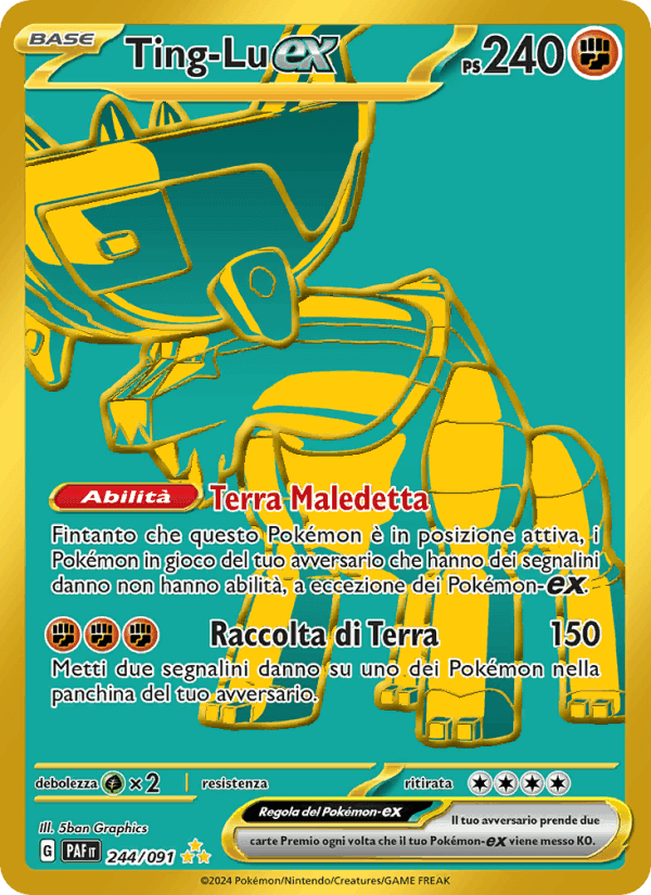 Ting-Lu-ex, carta 244 di Destino di Paldea