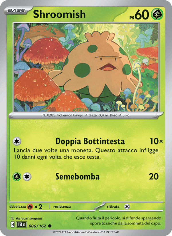 Shroomish, carta 006 di Cronoforze