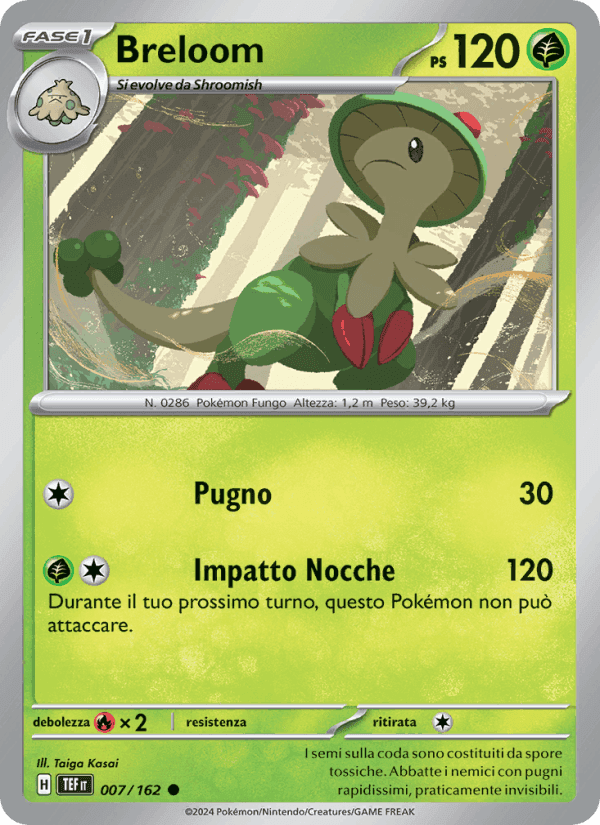 Breloom, carte 007 de Cronoforze
