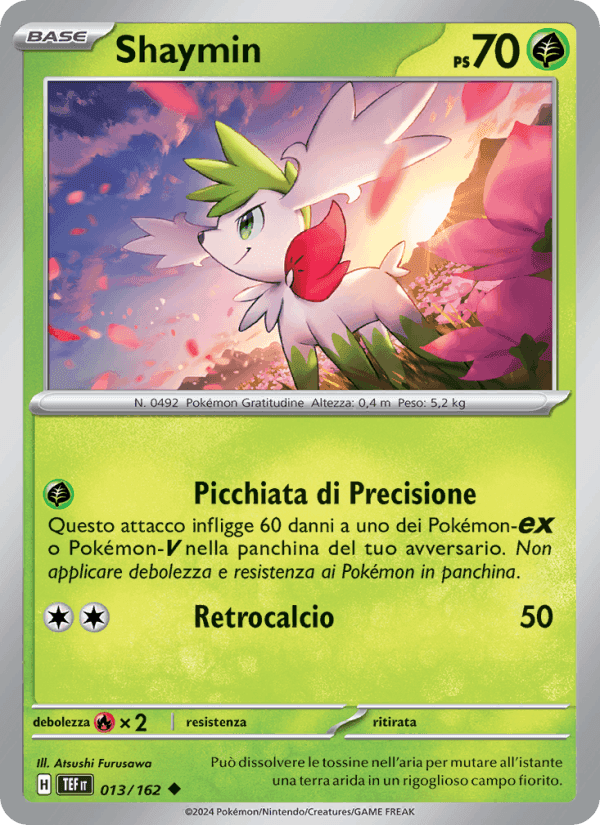 Shaymin, carte 013 de Cronoforze