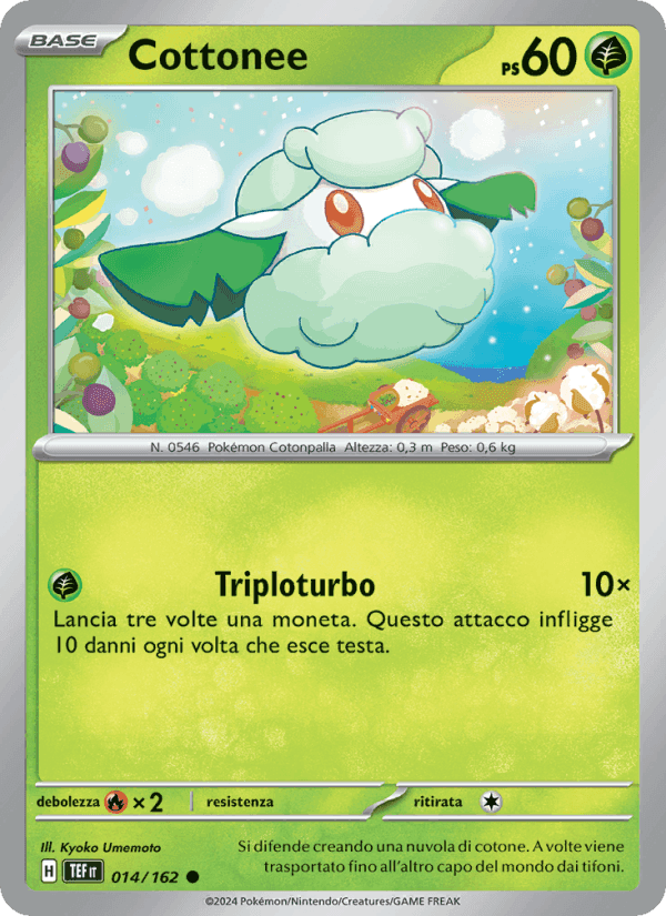 Cottonee, carta 014 di Cronoforze