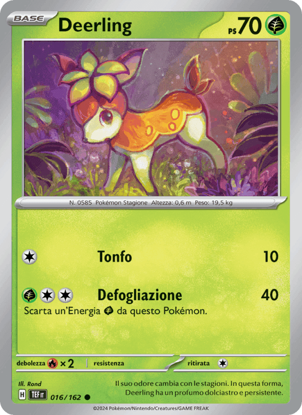 Deerling, carta 016 di Cronoforze