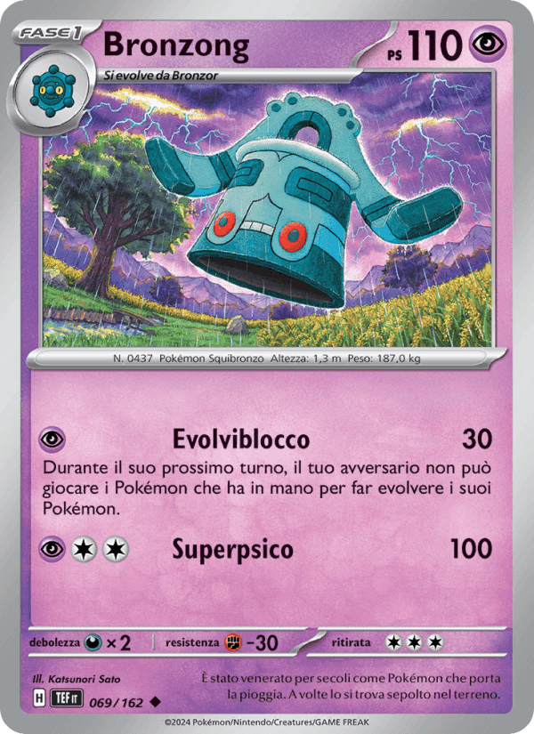 Bronzong, carta 069 di Cronoforze