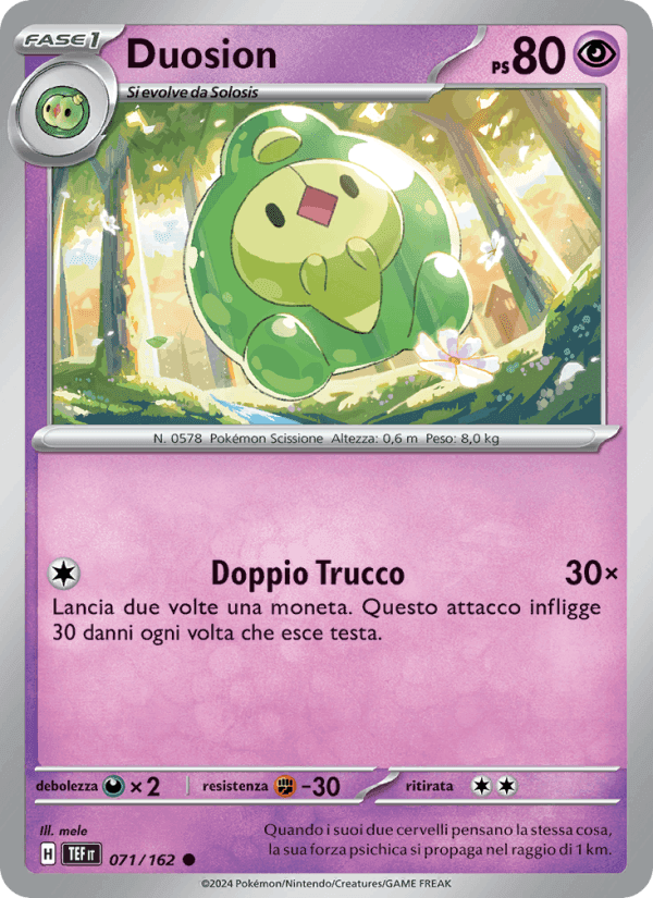 Duosion, carta 071 di Cronoforze