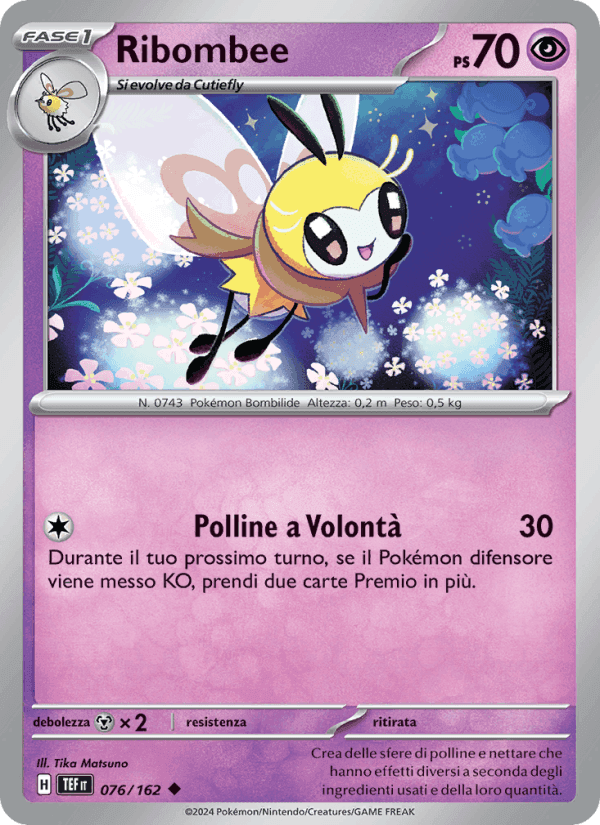 Ribombee, carta 076 di Cronoforze