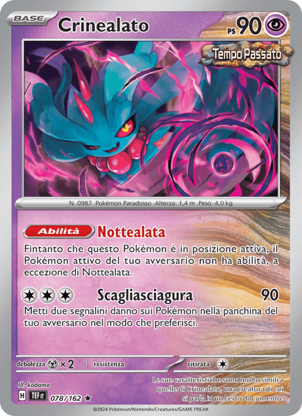 Crinealato, carta 078 di Cronoforze