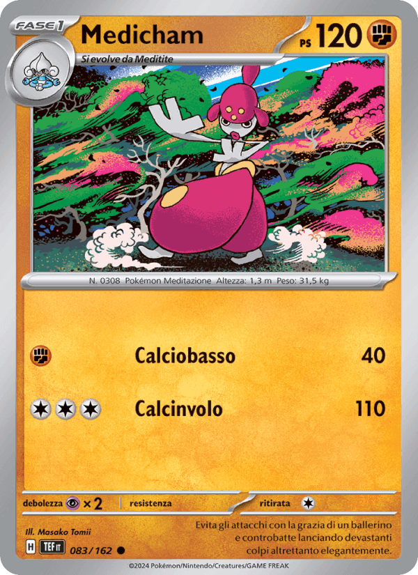 Medicham, card 083 from Cronoforze