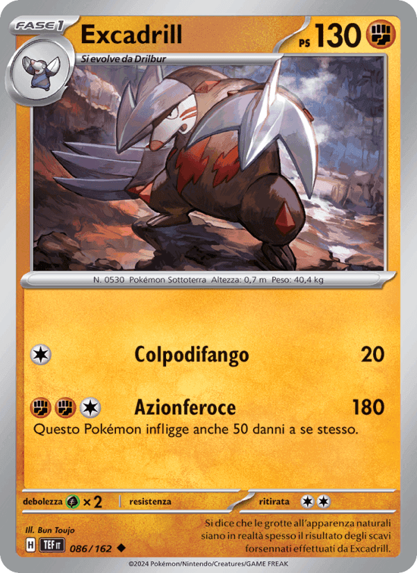 Excadrill, carta 086 de Cronoforze