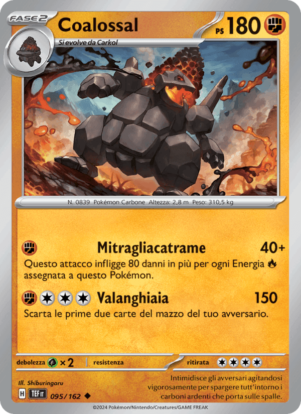 Coalossal, carta 095 di Cronoforze