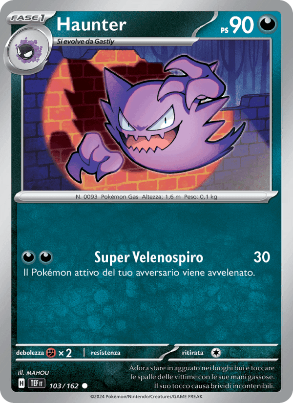 Haunter, card 103 from Cronoforze