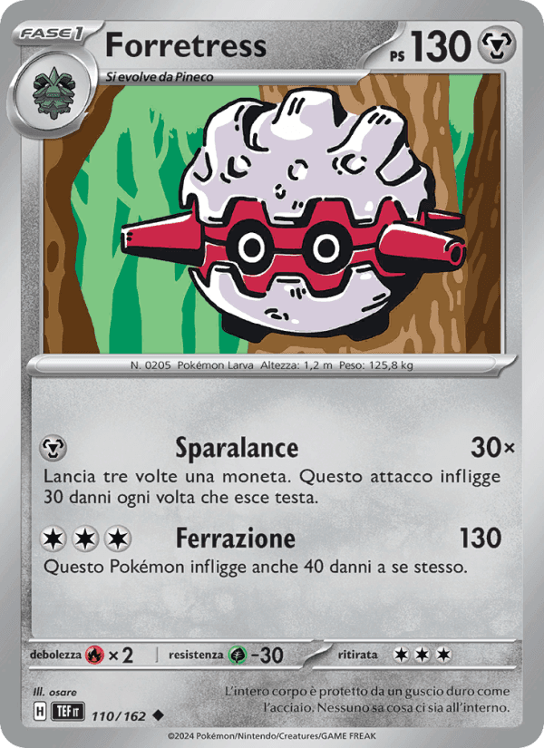 Forretress, carta 110 di Cronoforze