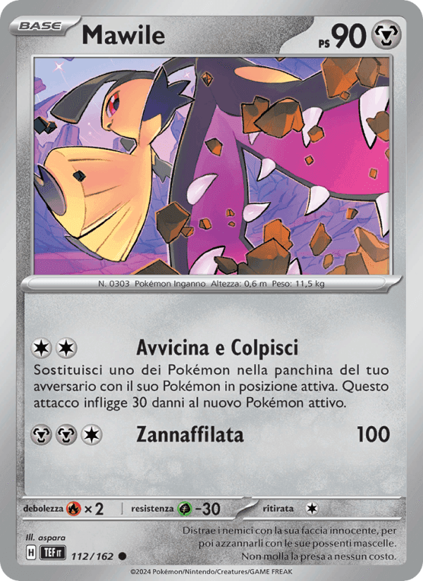 Mawile, carta 112 di Cronoforze