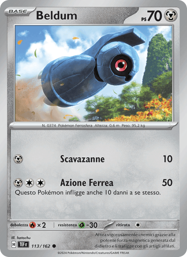 Beldum, carta 113 di Cronoforze