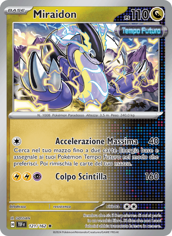 Miraidon, card 121 from Cronoforze