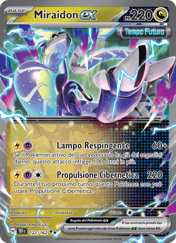 Miraidon-ex, card 122 from Cronoforze